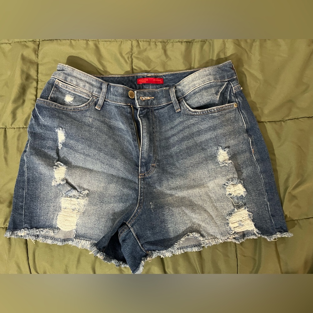 Jennifer Lopez Denim Shorts size 12
